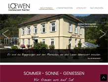 Tablet Screenshot of loewen-halbmeil.de
